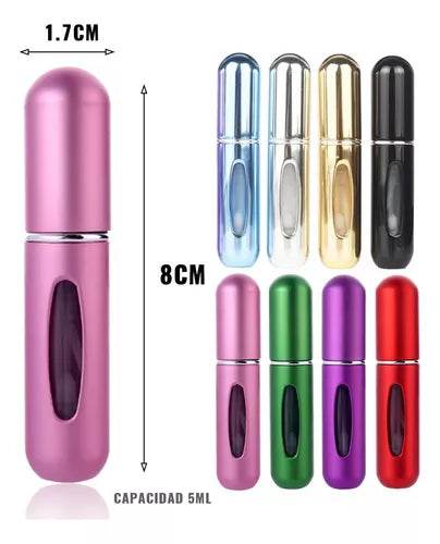 8 Pcs Atomizador de Perfume Recargable