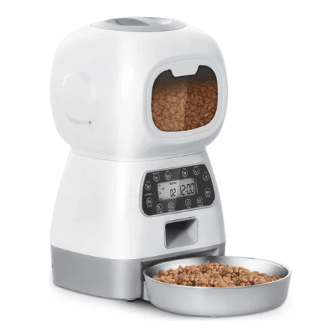 Comedero automático para mascotas con temporizador - Multishop Chile E.I.R.L