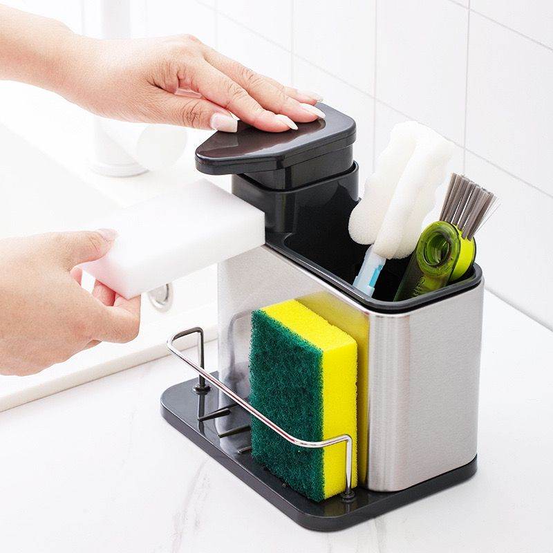 Dispensador de Lavaloza Escurridor de Acero - Armonía Vital