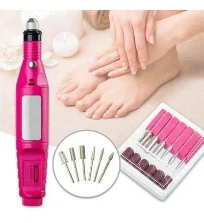 Kit Pulidor de Uñas Eléctrico – Manicure - Multishop Chile E.I.R.L