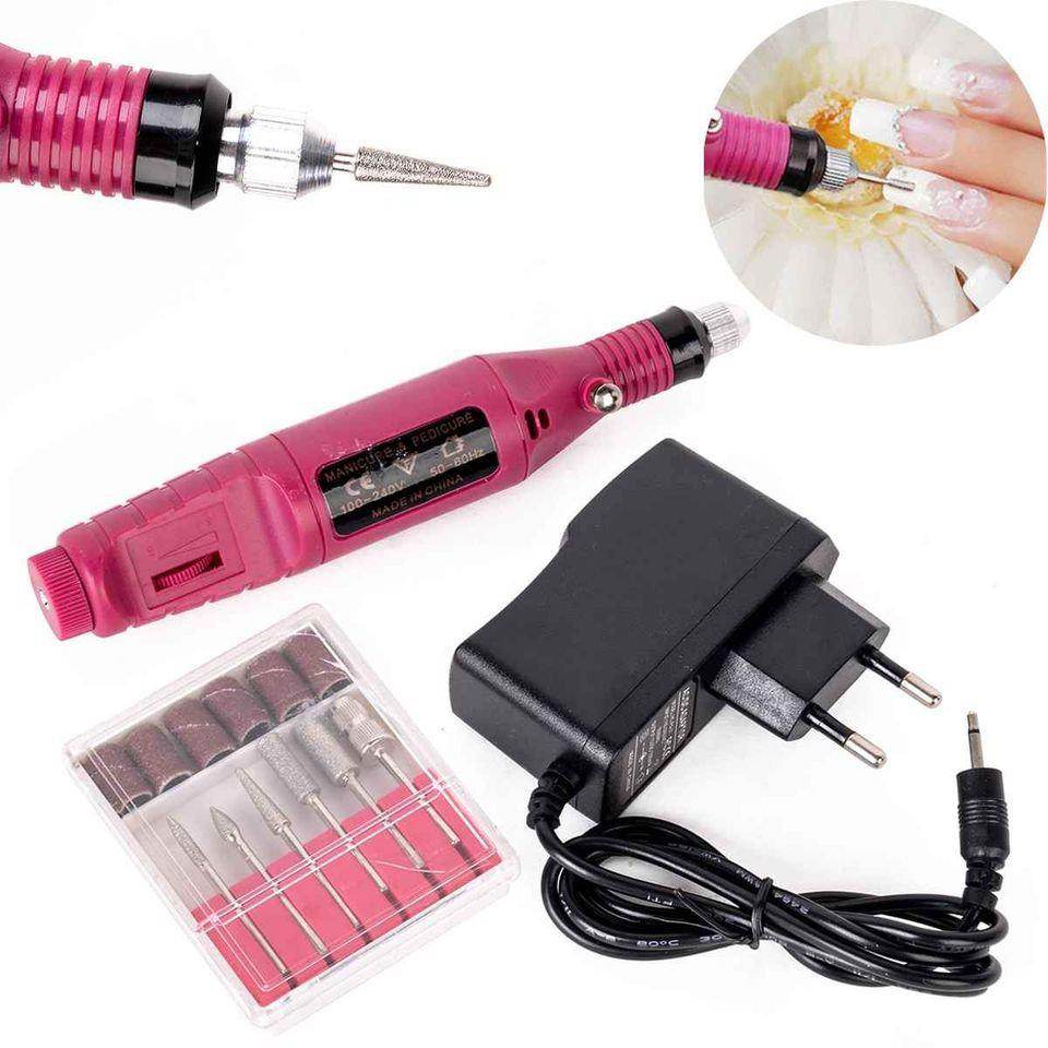 Kit Pulidor de Uñas Eléctrico – Manicure - Multishop Chile E.I.R.L