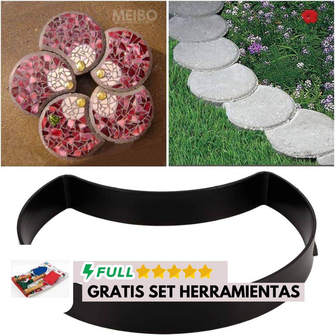 Kit molde para cemente + Set jardineria