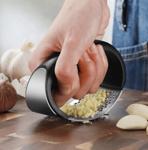 Machacador prensador de ajo manual