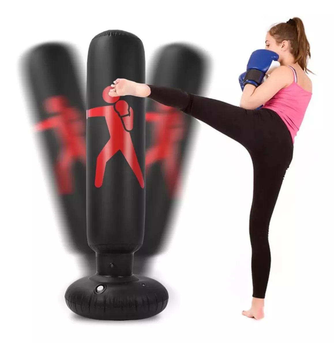 Saco De Boxeo Inflable + Inflador - Multishop Chile E.I.R.L