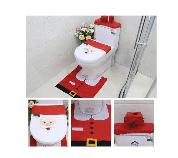 Set de Baño Decoración Cosas De Navidad - Multishop Chile E.I.R.L
