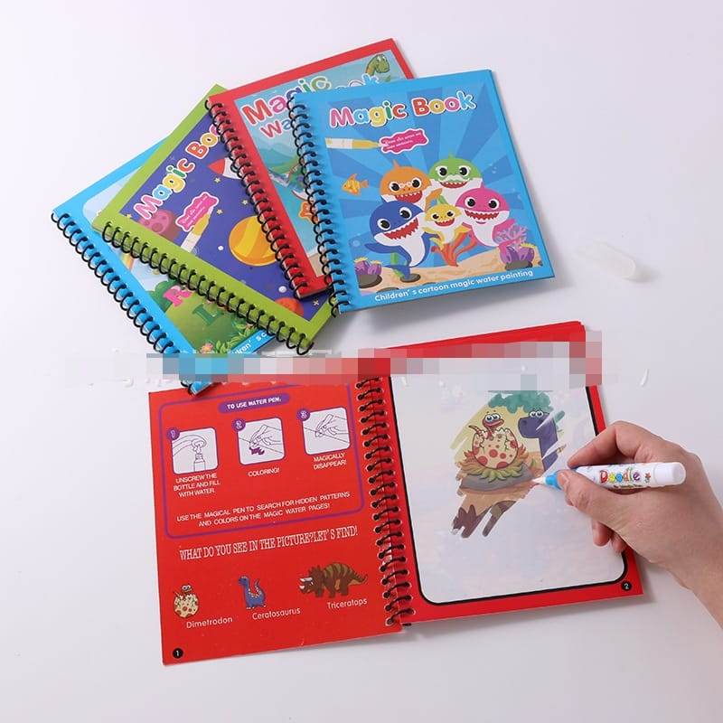 Libro Mágico de Pintura al Agua: ¡Increíble Diversión!