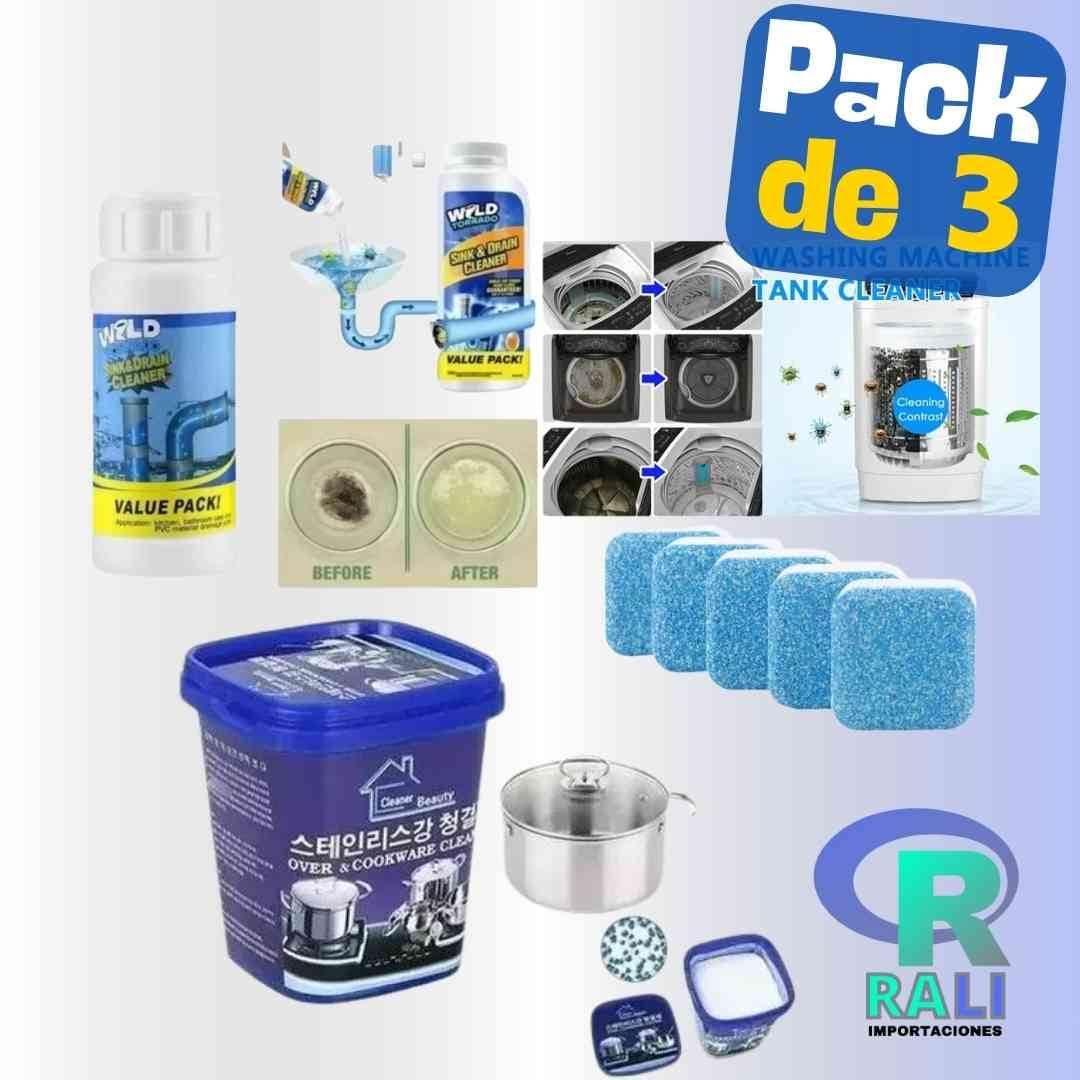 Pack Ahorro: 3 Productos de Limpieza de Alta Calidad - Multishop Chile E.I.R.L