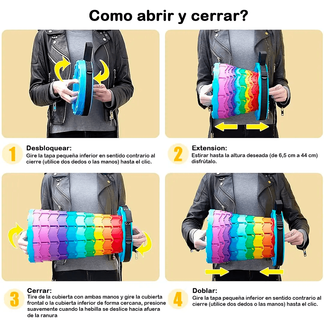 Taburete silla de plegable de plástico - Multishop Chile E.I.R.L